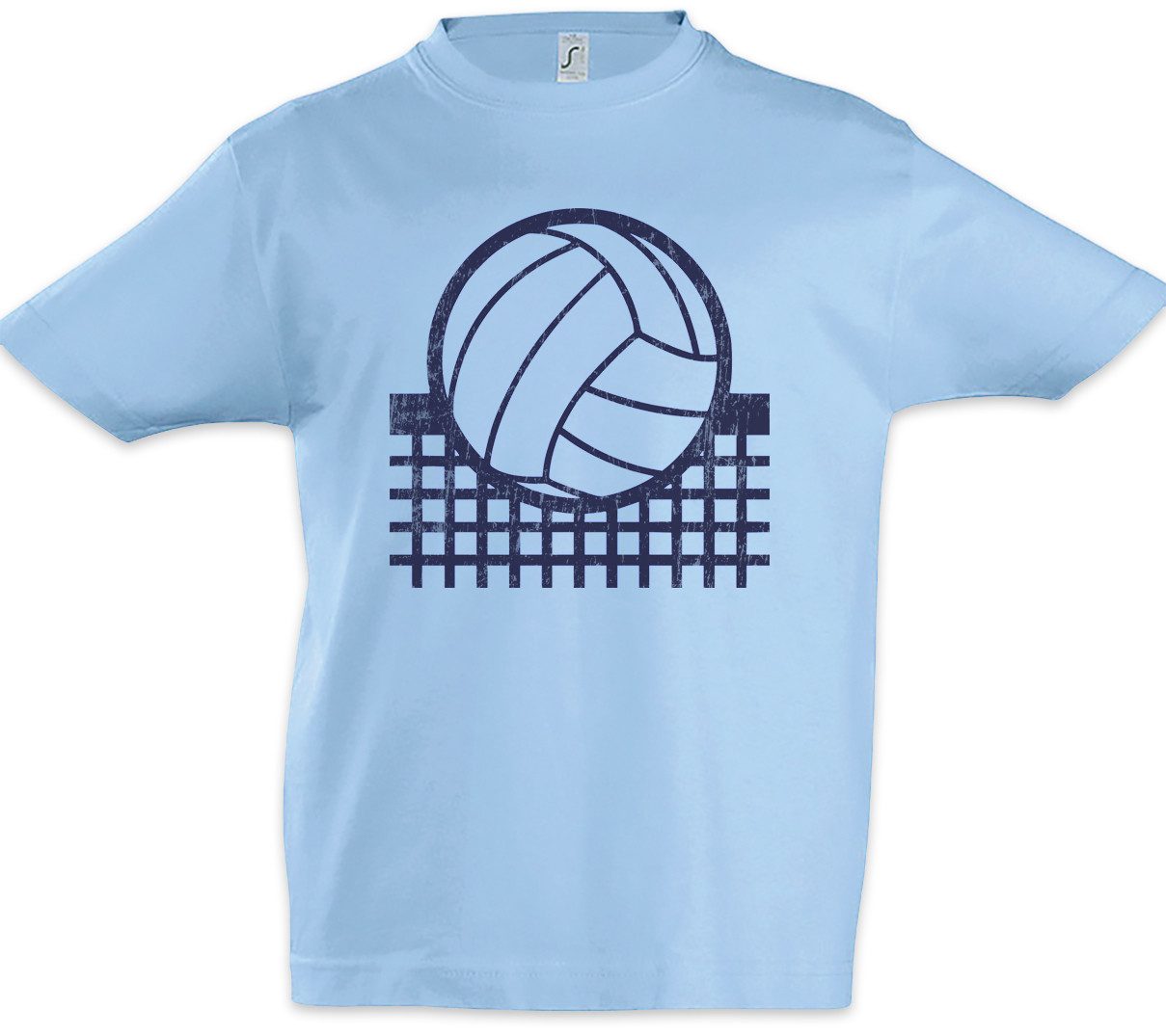 Print-Shirt Volleyball Net Kinder T-Shirt Beach Player Sport Passion Love