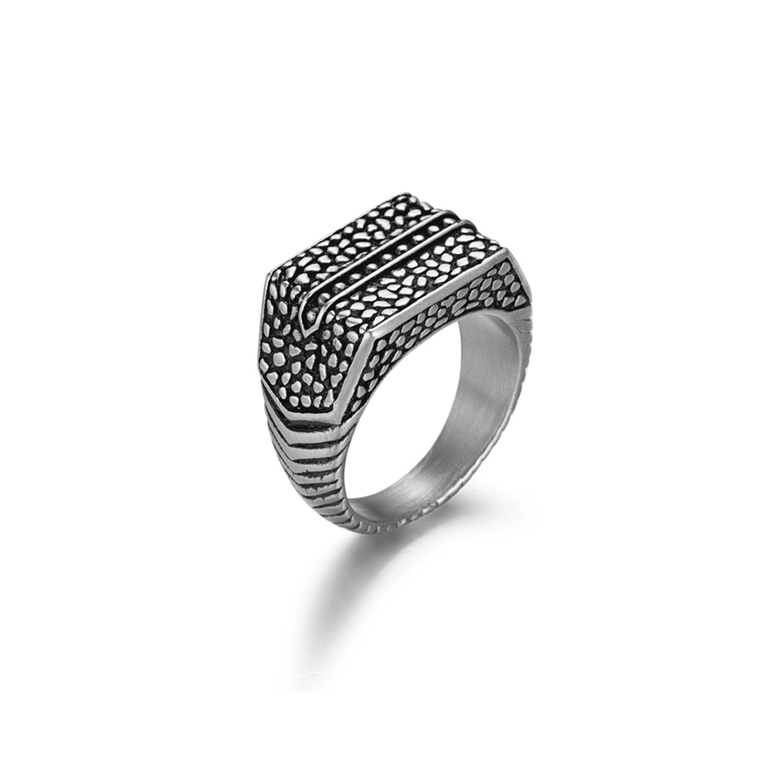 Kingka Fingerring Siegelring im "Reptile" Design