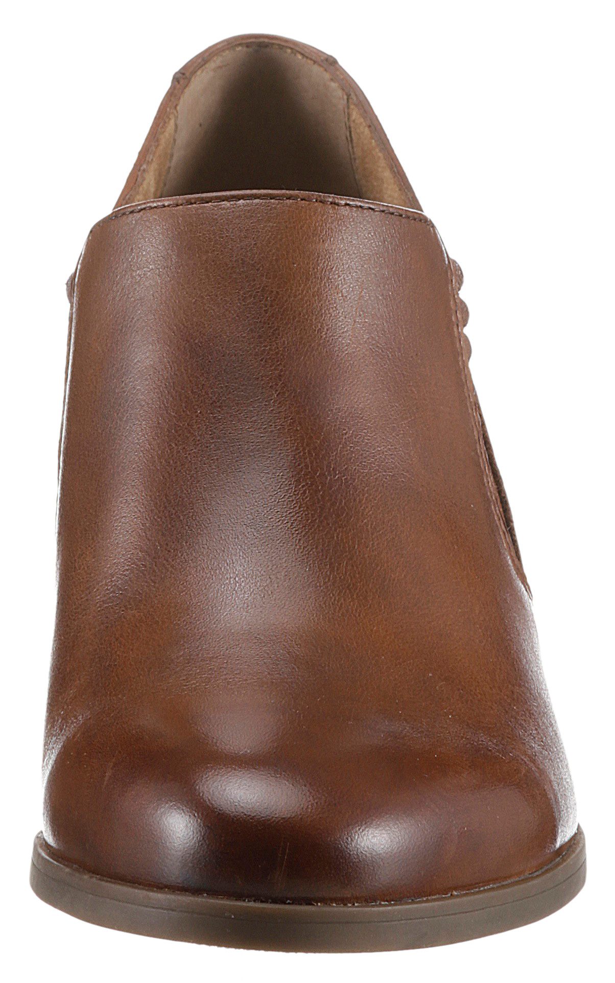 Tamaris Oceana Hochfrontpumps, Blockabsatz, Businessschuh, Schlupfschuh mit Stretcheinsätzen