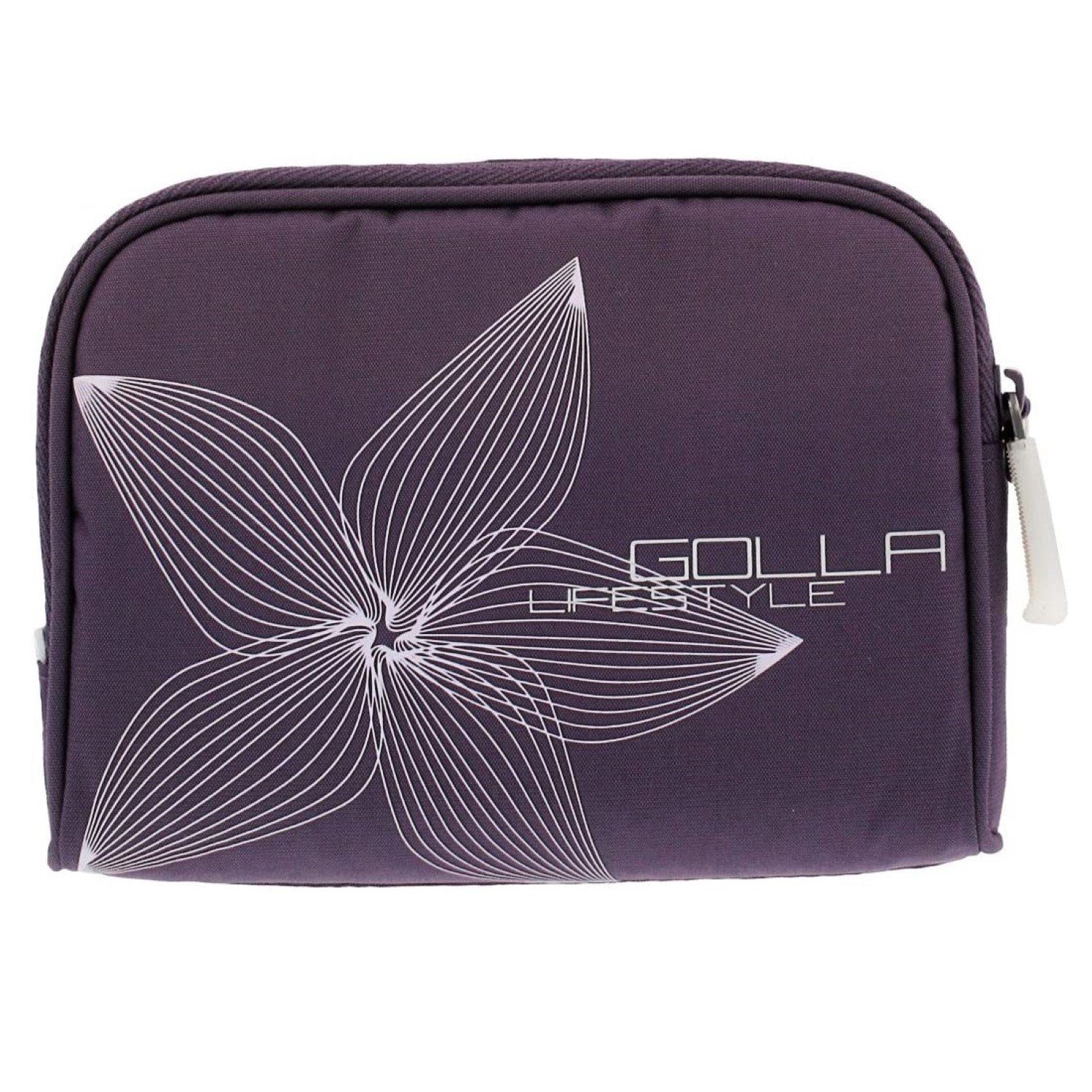 GOLLA Navigationstasche Navi-Tasche GPS Case Etui Schutz-Hülle Etui Lila, Aufbewahrung für 4,3" Navi Navigation Gerät auch Fahrrad-Navi E-Bike