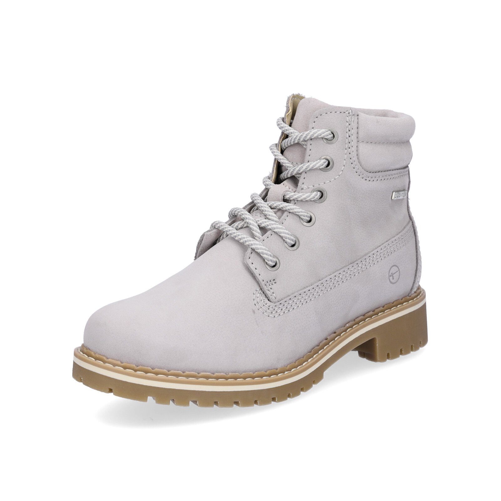 Tamaris Tamaris Damen Leder Schnürboot grau Schnürboots