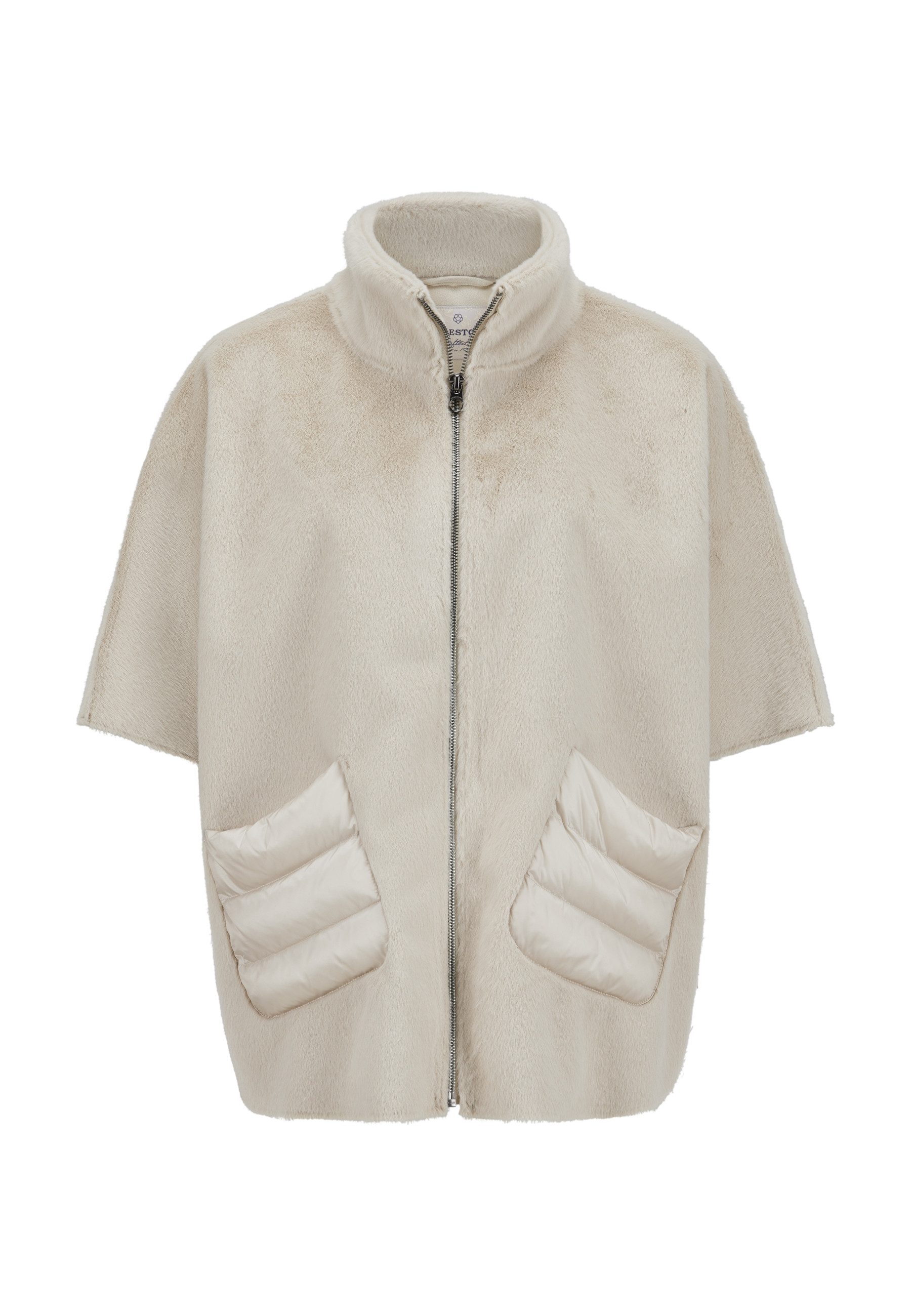 Milestone Fellimitatjacke MSUniverse Damen Kunstfelljacke Übergangsjacke