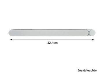 REV LED Unterbauleuchte, Dimmfunktion, LED fest integriert, Tageslichtweiß, Warmweiß, dimmbare ZUSATZ-LAMPE Unterschrank-Lampe, indirekte Beleuchtung