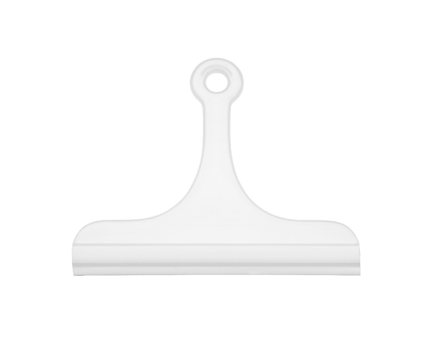 haug bürsten Abziehbesen Glas- und Fliesenabzieher - weiß - Länge ca. 20cm, zum Reinigen von Fliesen, Fenstern und Duschwänden - Made in Germany