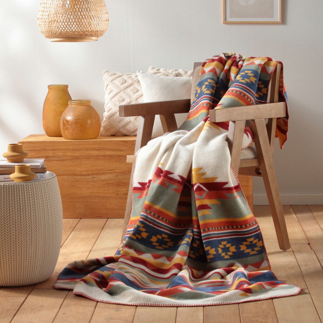 Wohndecke Pueblo, Ethno-Decke in 150x200 cm, günstig online kaufen