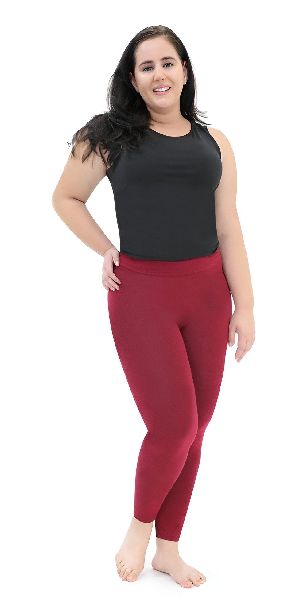 Leggings Park Thermoleggings Damen Thermo Leggings Übergröße, Hoher Bund, Extra Warm in 5 Farben (Packung, 1-tlg., Täglich, Freizeit, Büro und Zuhause, Sportlich, Einzelteil) Gefüttert-Innenfutter für kalte Wintertage