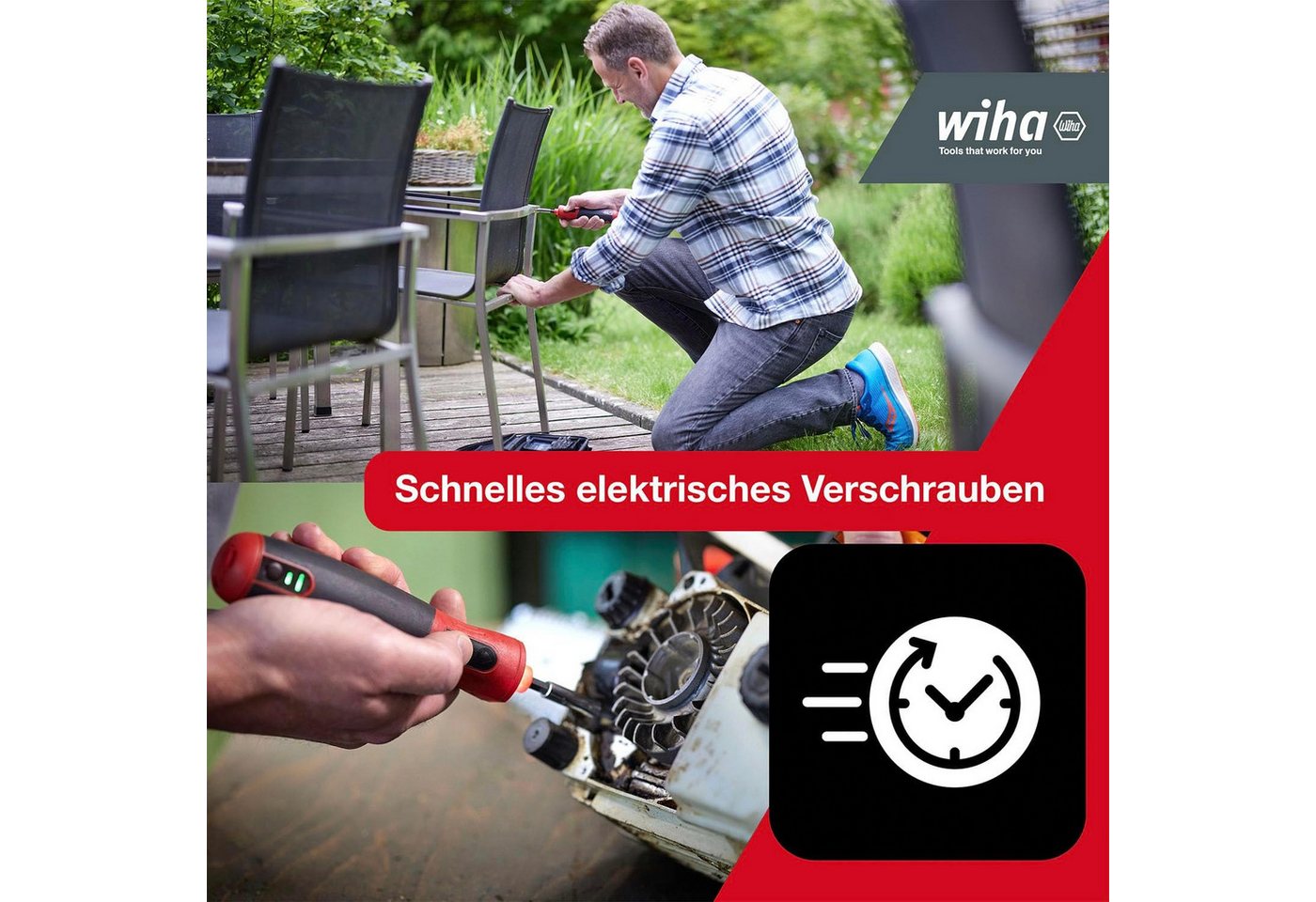 Thumbnail - Wiha Elektro-Schraubendreher speedE PocketDrive (45791), mit Aufbewahrungsbox