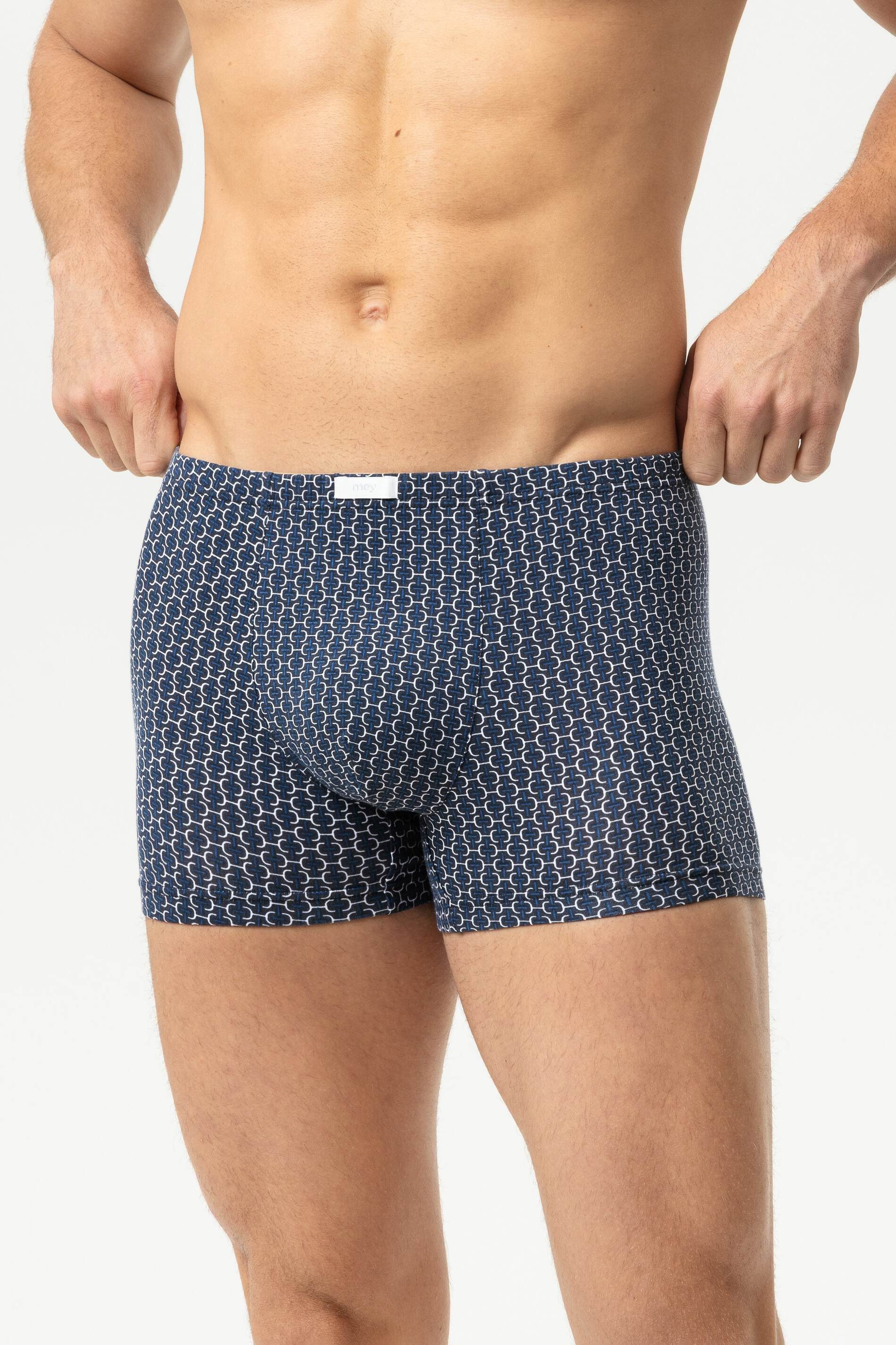 Mey Trunk Mey Shorty Serie Smart Chains mit Print Shorties (1-St., 1) Moderne Trunks, Gemustert, Atmungsaktiv, Baumwoll-Mix
