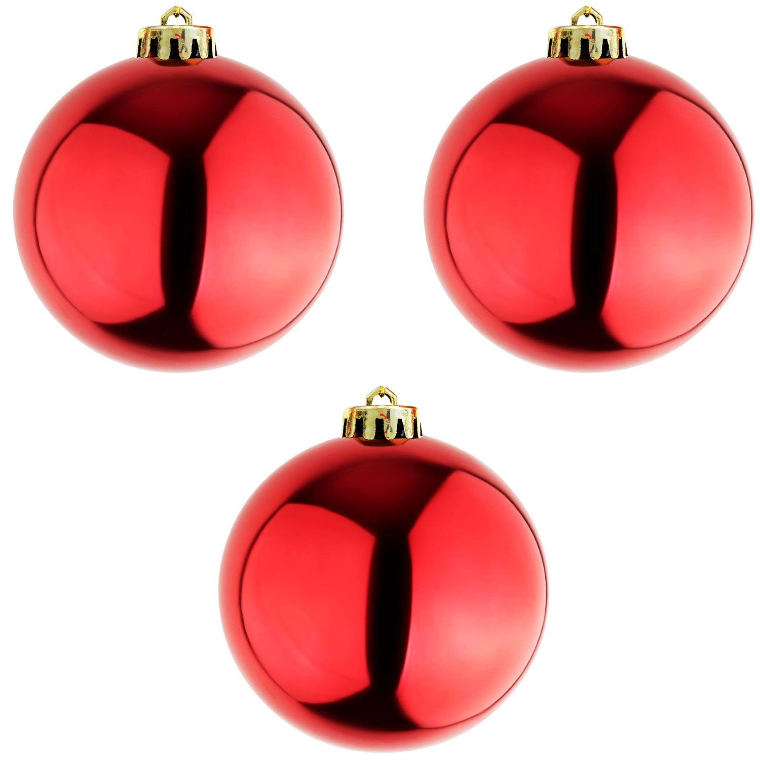 Mojawo Weihnachtsbaumklammer 3 Stück XXL Weihnachtsbaumkugeln günstig online kaufen
