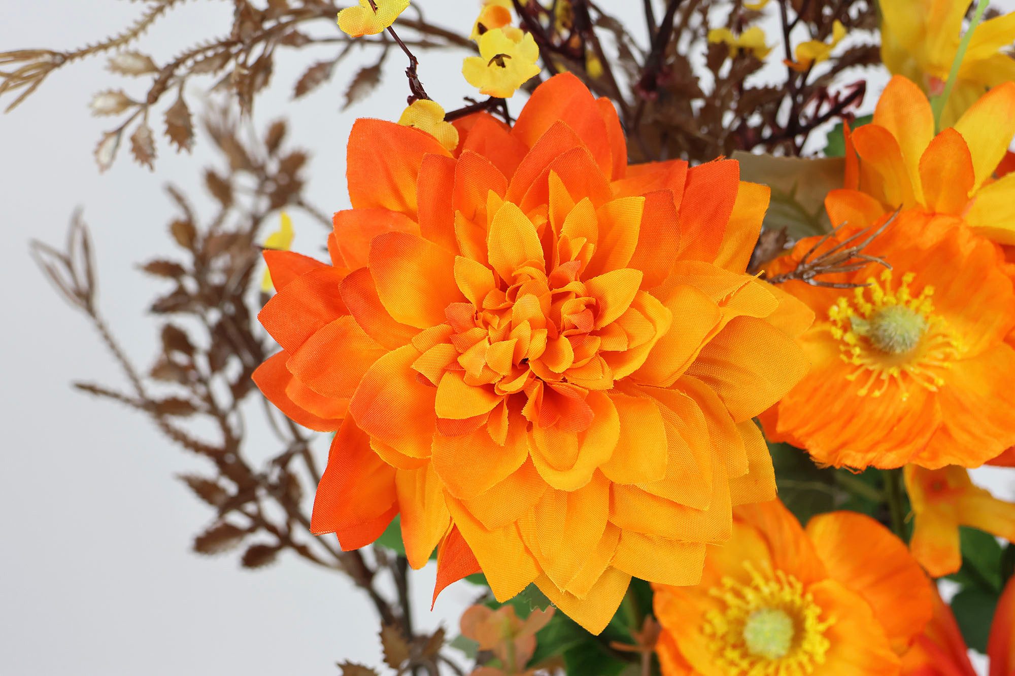 Kunstblume Blumenarrangement 'Dahlien', I.GE.A., Höhe 55 cm, Im Topf Künstl günstig online kaufen