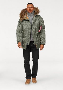 Alpha Industries Parka N3B VF 59 mit abnehmbarem Kunstfellkragen