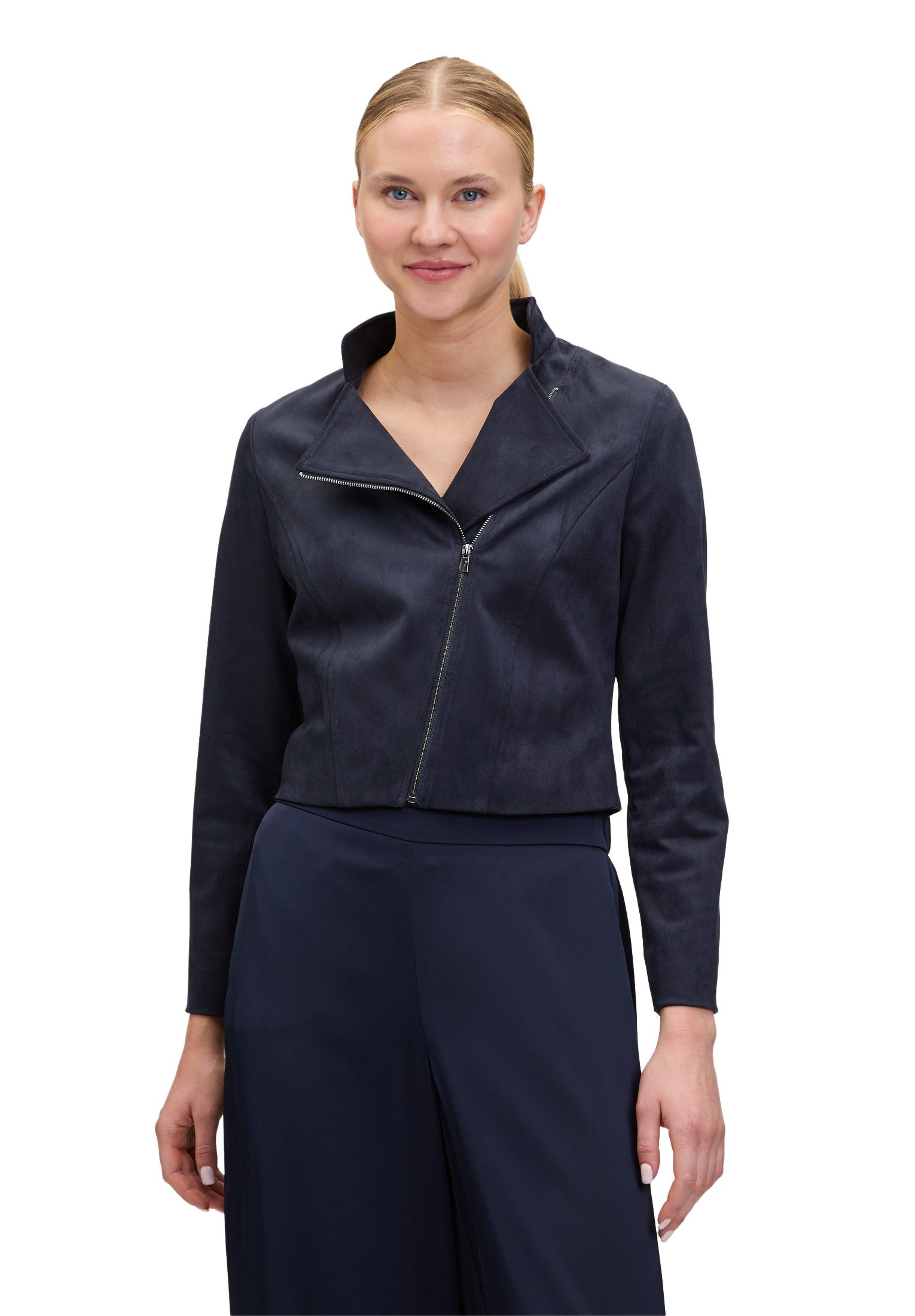 Jackenblazer Vera Mont Bikerjacke mit Reißverschluss