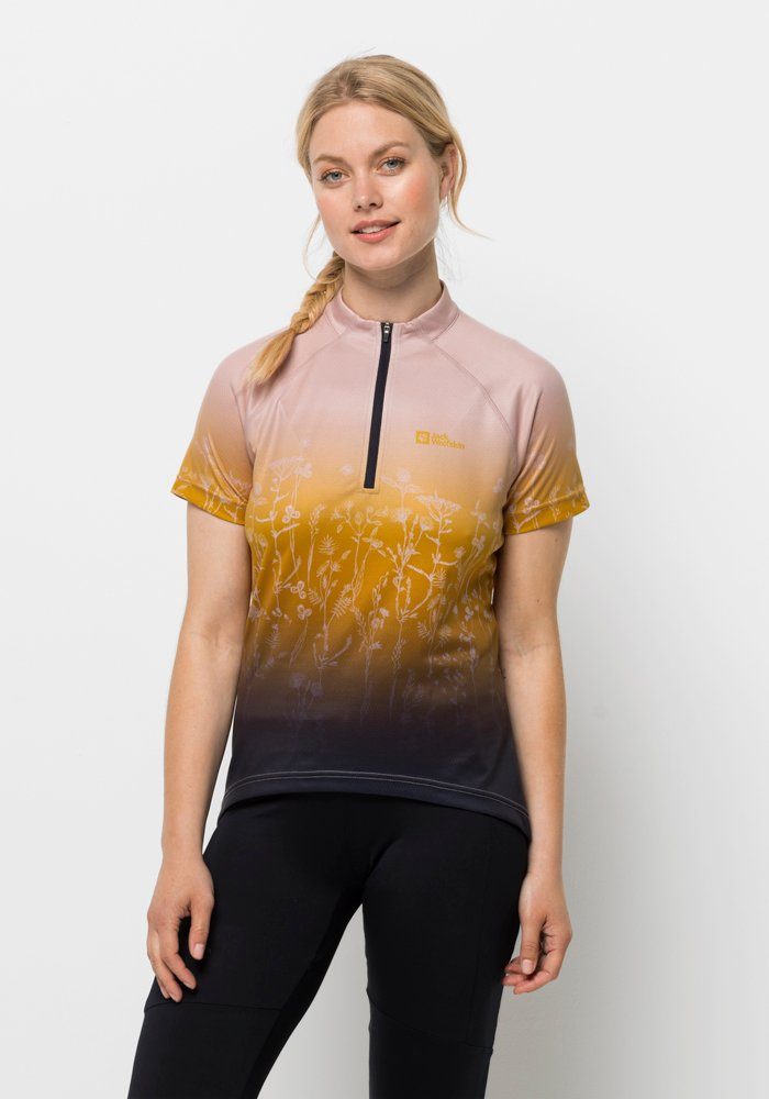 Jack Wolfskin Funktionsshirt MOROBBIA HZ PRINT T W rose-smoke | Funktionsshirts