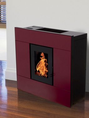 interstoves Pelletofen Scarlett 9, 8 kW, Zeitbrand, (1-tlg), ideal für den Flur, slim Pelletofen