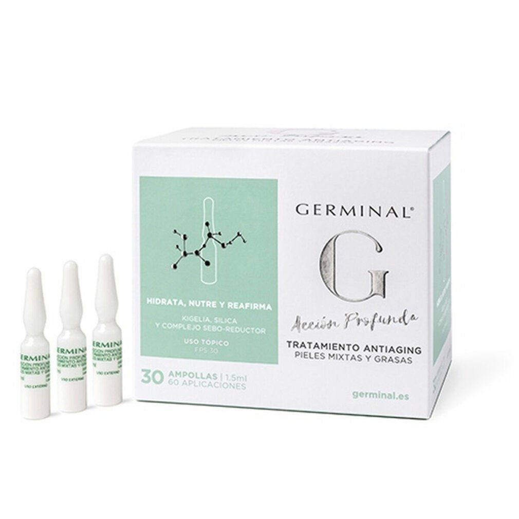 Germinal Tagescreme 30 Ampollas Accion Profunda Tratamiento Antiaging Pieles