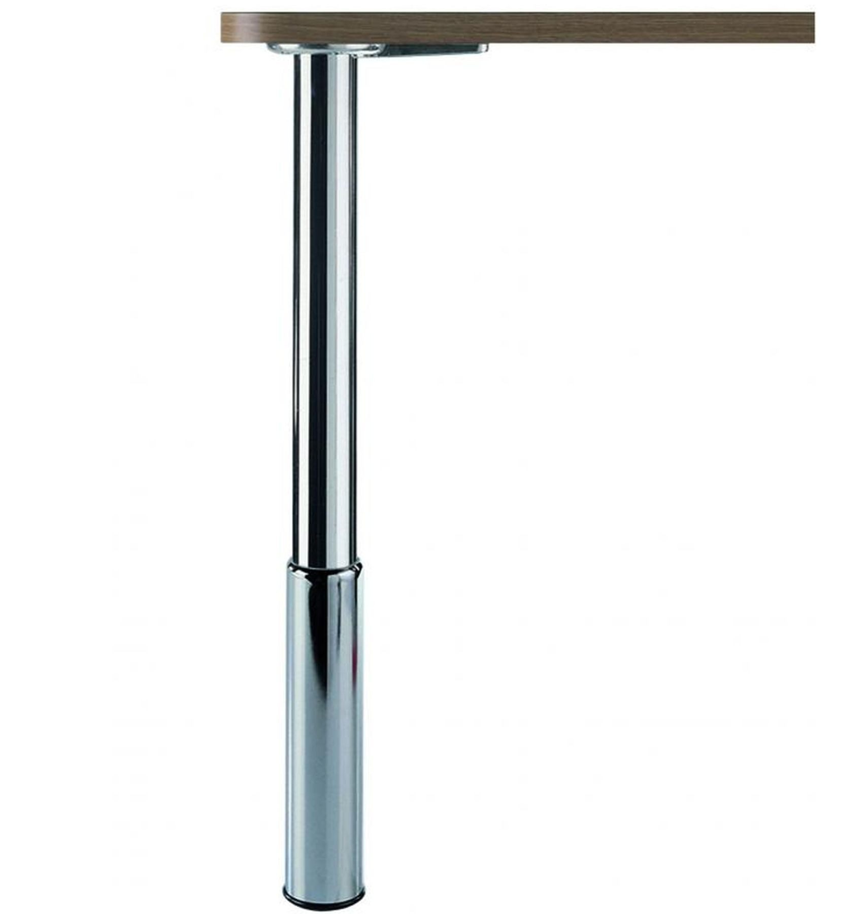 TopLine Tischbein Tischbein Studio 91,5-109,5cm Stützfuß Chrom glänzend höhenverstellbar