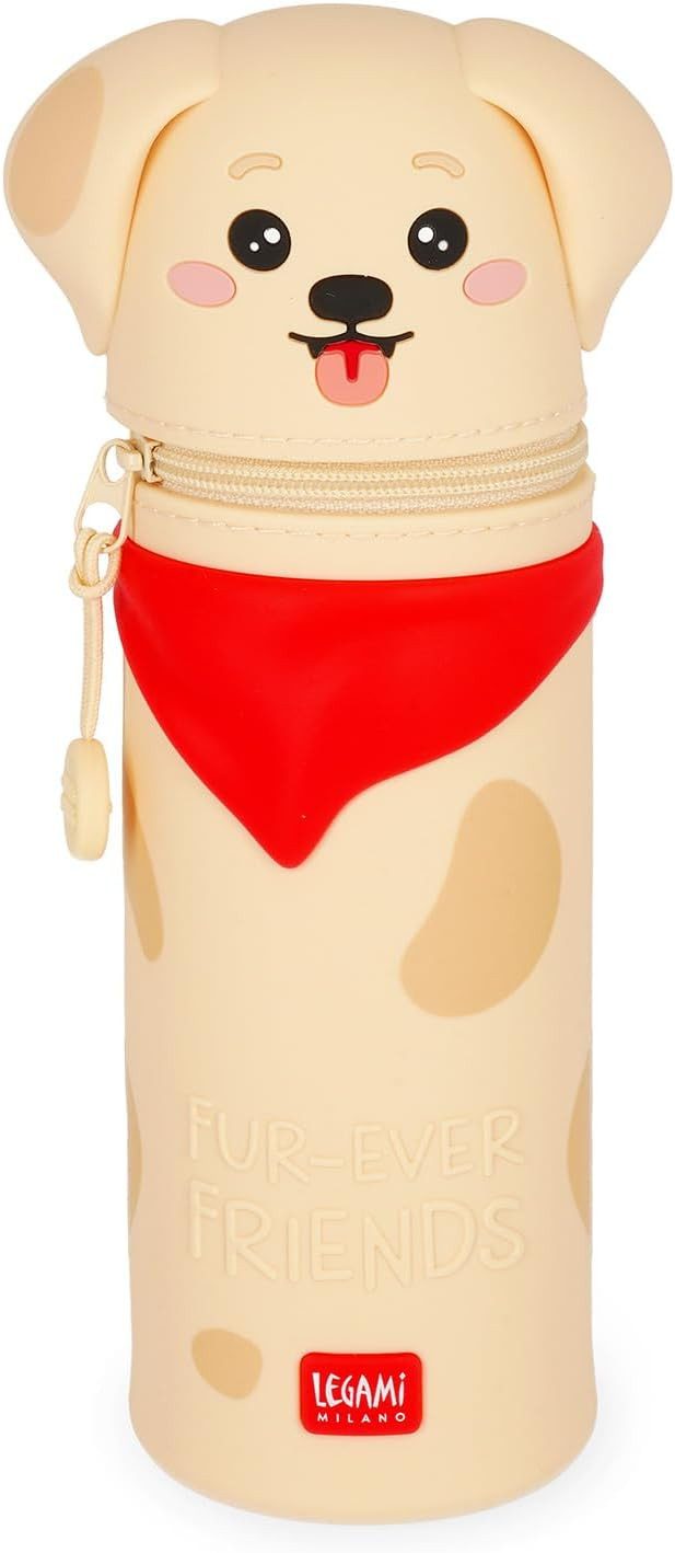 Legami Federmäppchen Kawaii Golden - 2 in 1 - Federmäppchen 6 Stiftehalter
