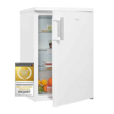 exquisit Vollraumkühlschrank KS516-V-H-010D, 85 cm hoch, 56 cm breit, für kleine Haushalte oder als Zweitkühlschrank