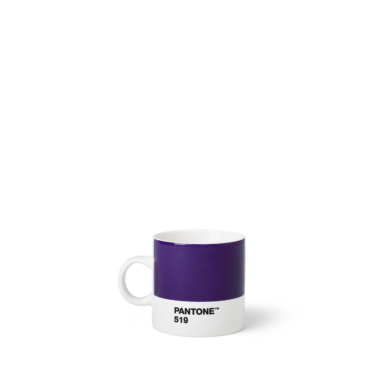 PANTONE Кофейный сервиз, Fine Bone, PANTONE Porzellan Espressotasse, dickwandig, spülmaschinenfest, 120ml