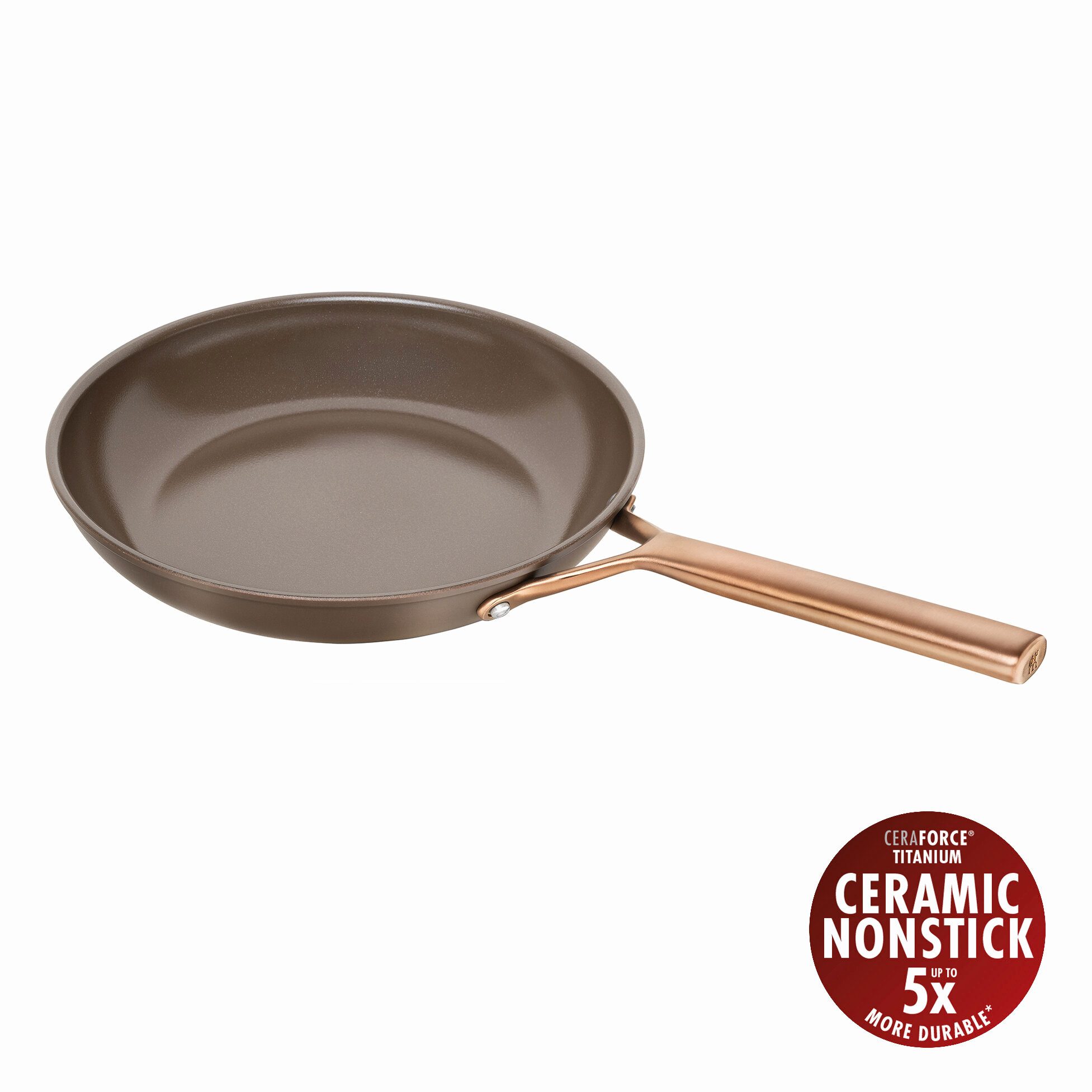 Zwilling Bratpfanne Milano, Aluminium (1-tlg), Keramik-Antihaftbeschichtung, Induktion, Made in Italy