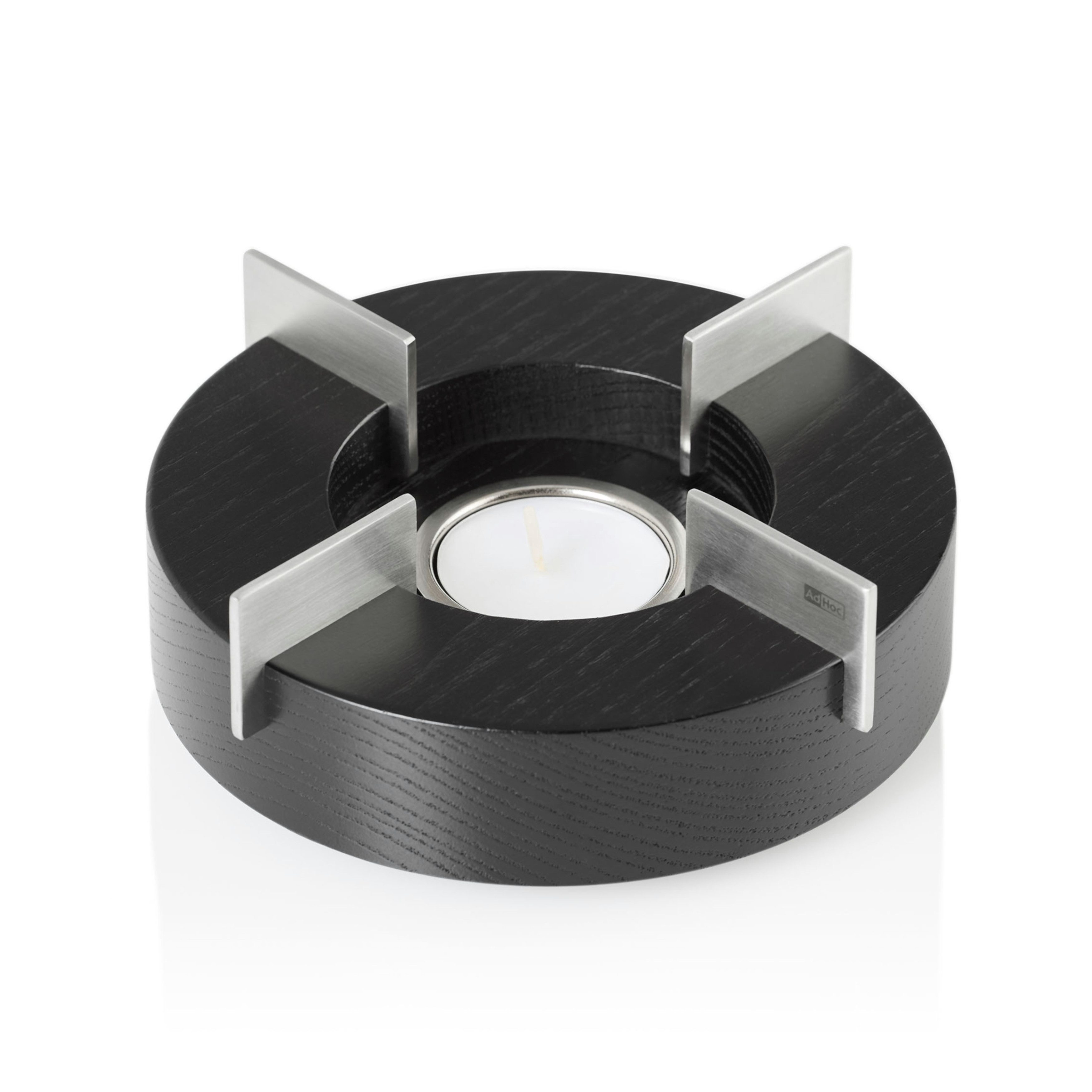 AdHoc Кувшиныstövchen Tuto, (1-tlg), Speisewärmer und Кувшиныstövchen aus Holz & Edelstahl 14,5 cm