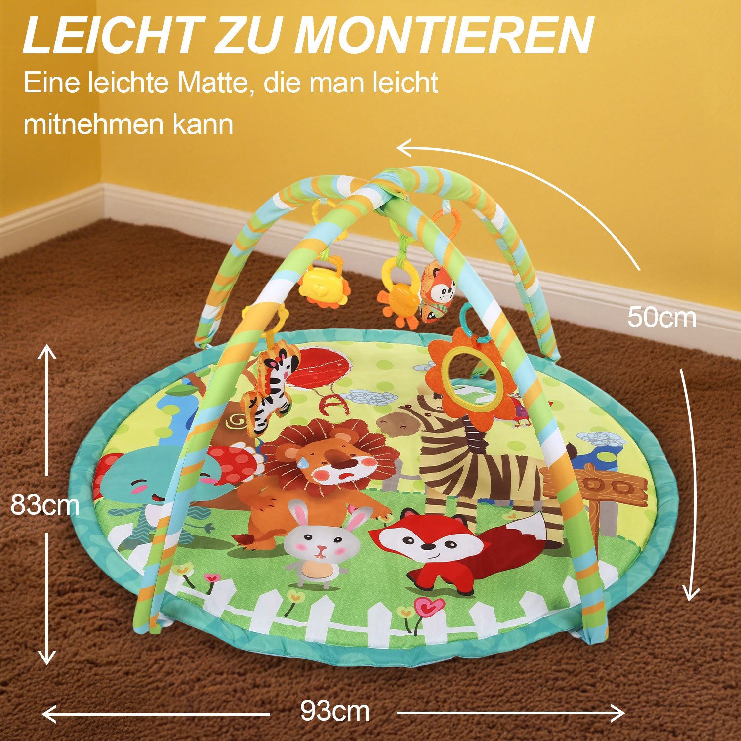 oyajia Spielbogen Baby Spielmatte Fitness Krabbeldecke günstig online kaufen