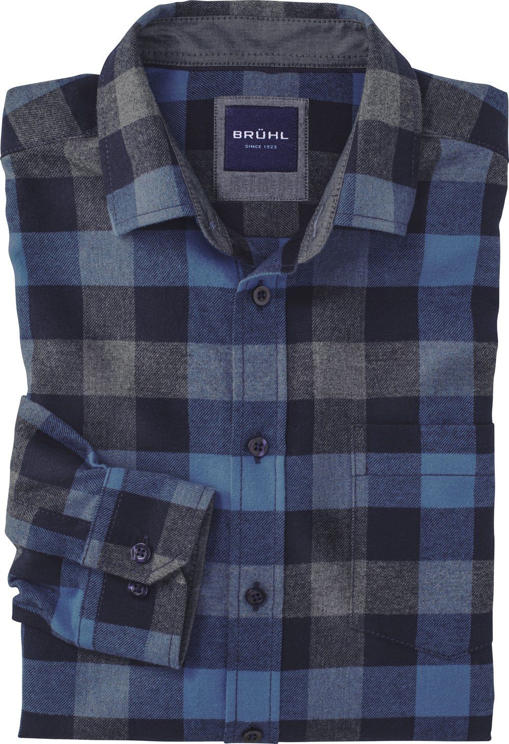 Von Dutch Herren Flanell Überhemd - Langarm Mit Patches