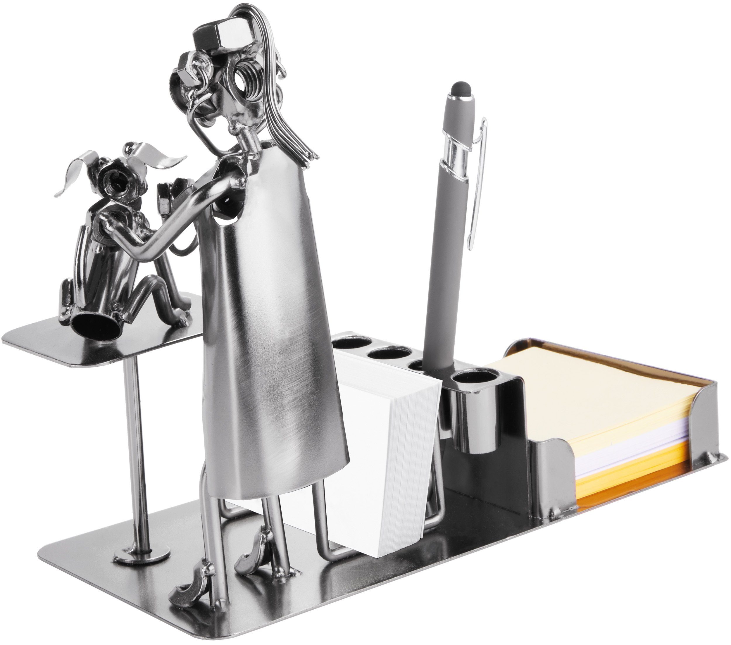 BRUBAKER Dekofigur Metallskulptur Schraubenmännchen Tierärztin - Metallfigu günstig online kaufen