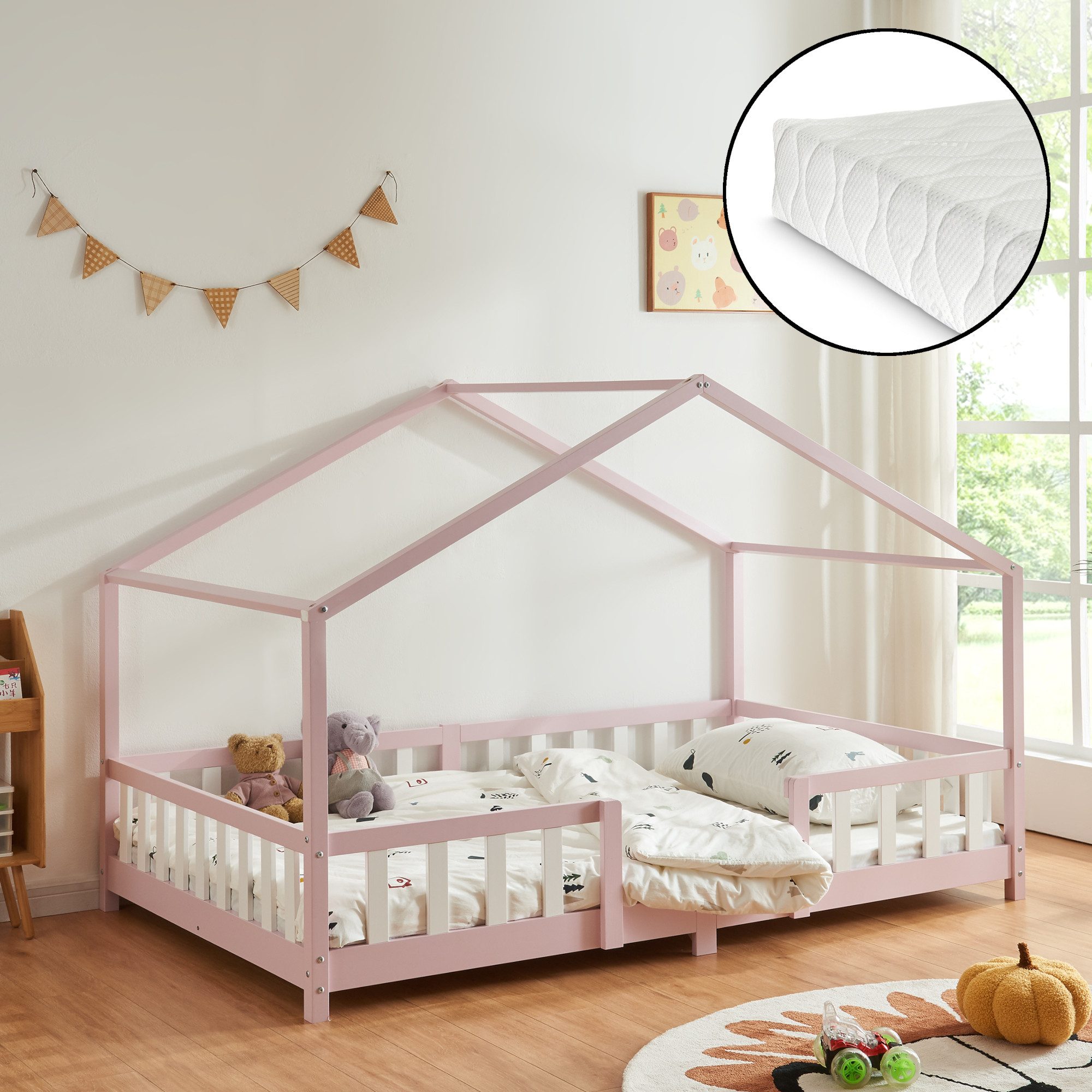 en.casa Kinderbett (Bett und Matratze), »Treviolo« günstig online kaufen