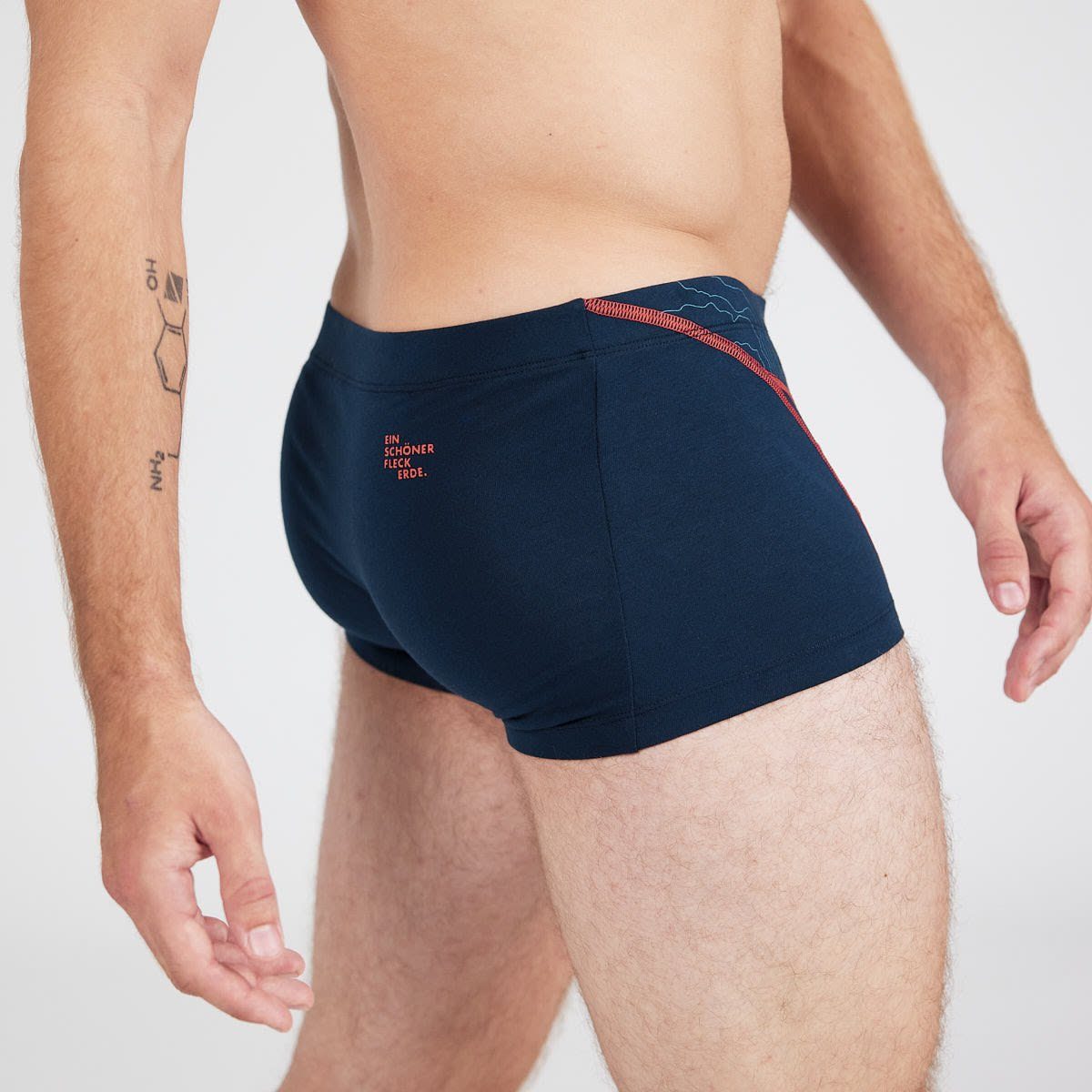 Fleck Fleck Unterhose Hochkönig Erde (Tiefblau) Boxer Erde schöner Ein Schöner Ein Lange Hochkönig Herren M