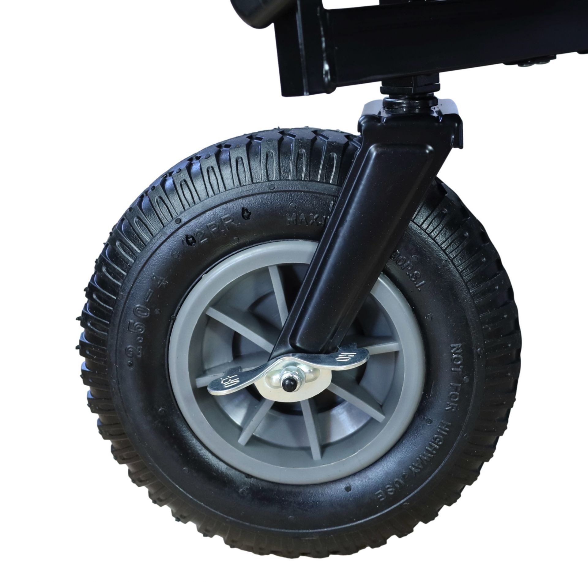 Frosal Nick PRO folding wagon with push handle, canopy & brake, grey, grey, foldable