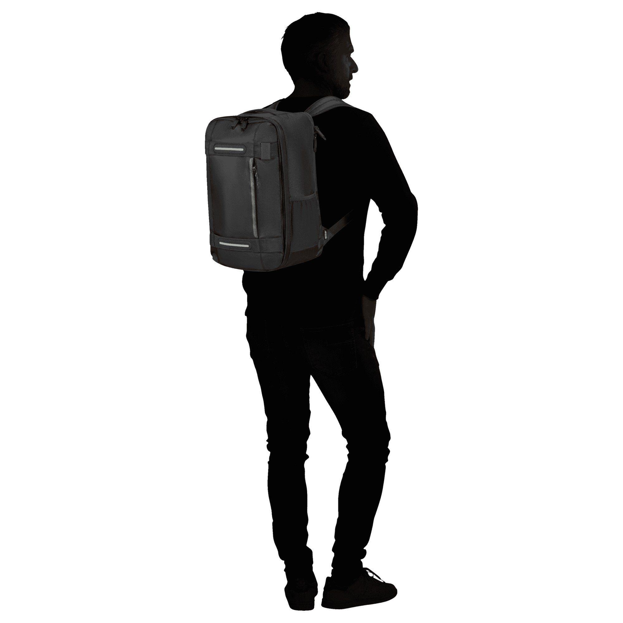 15.6" Urban black 40 Tourister® American - Reiserucksack cm Laptoprucksack asphalt Track