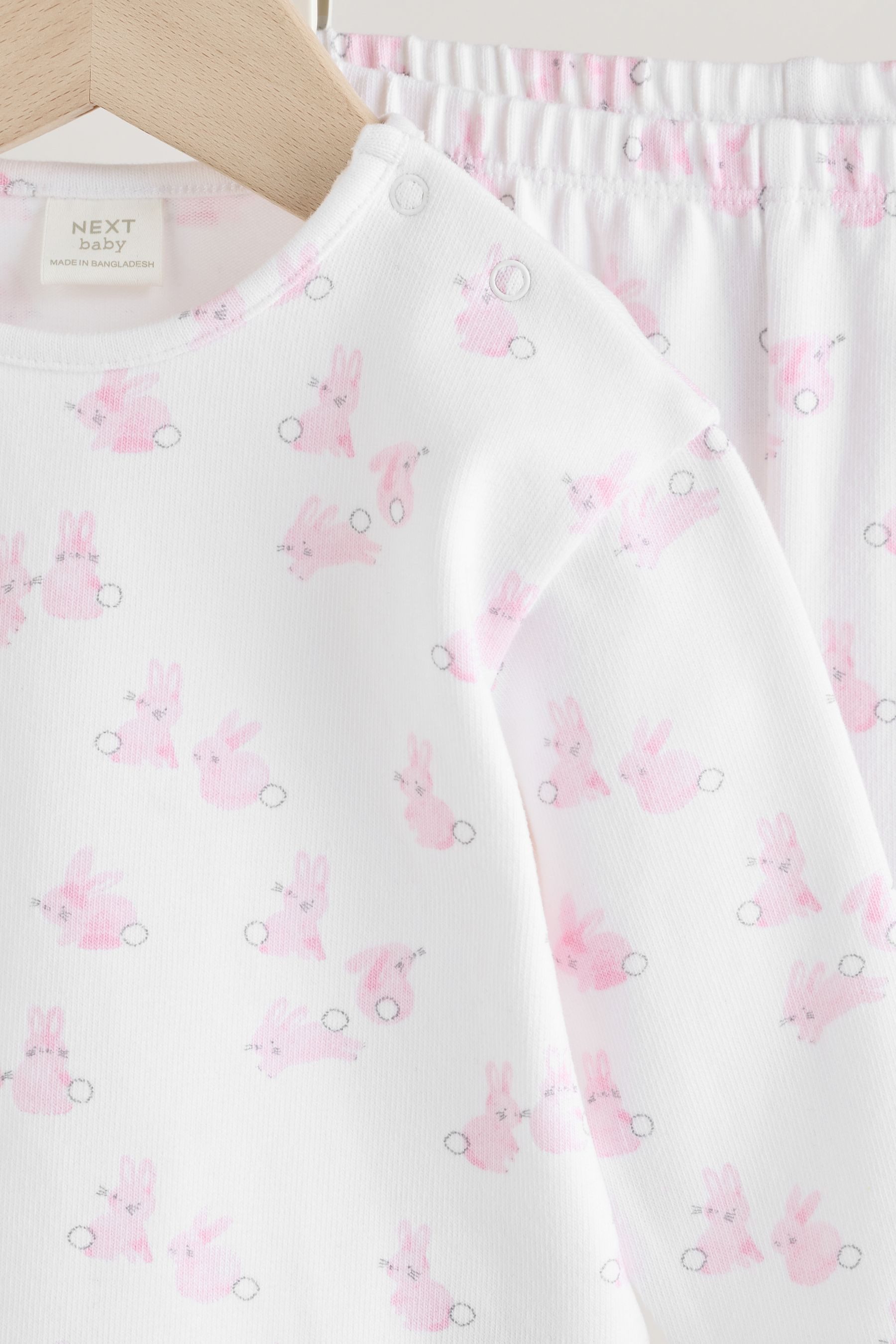 Next Langarmshirt & Leggings Baby-Set mit Langärmeligem T-Shirt und Leggings (2-tlg)