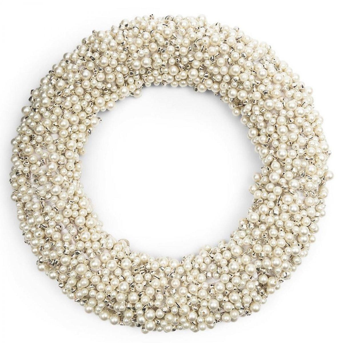 Rivièra Maison Weihnachtsbaumkugel Türkranz Wandkranz Magic Pearl Wreath (37cm)