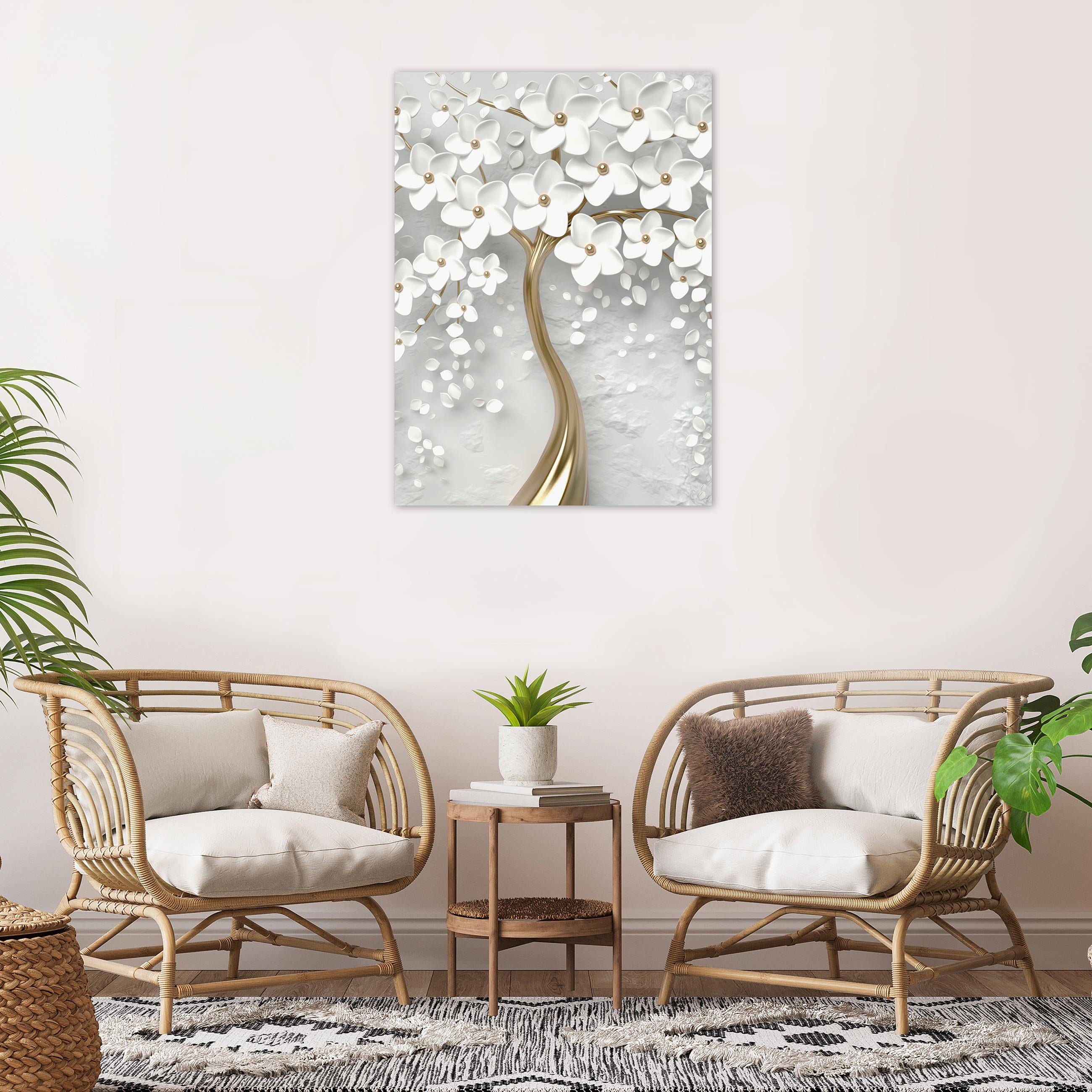 Wallarena Poster Baum Abstrakt Blumen Wohnzimmer günstig online kaufen