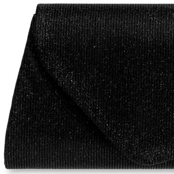 Caspar Clutch TA394 elegante Damen Glitzer Stoff Clutch Abendtasche mit langer Kette