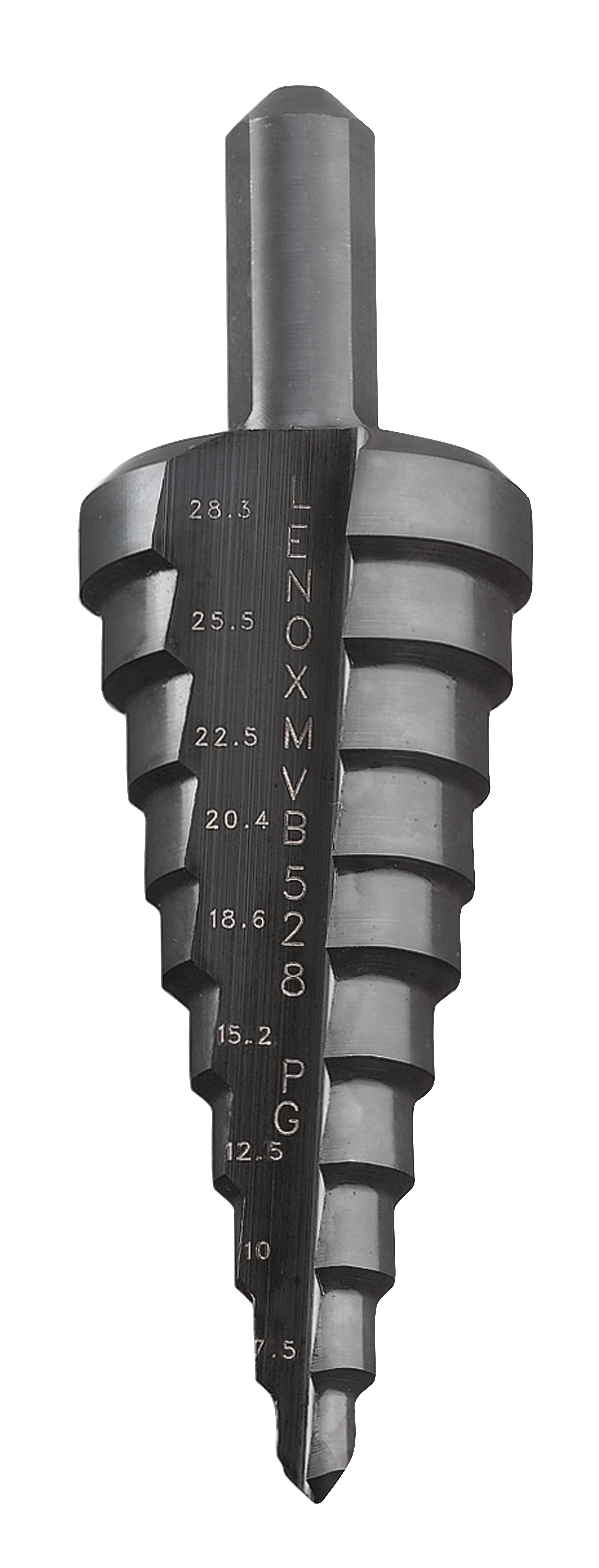 30964MVB528PG (1-tlg) Stufenbohrer metrisch Stufenbohrer Lenox 5-28,3mm,