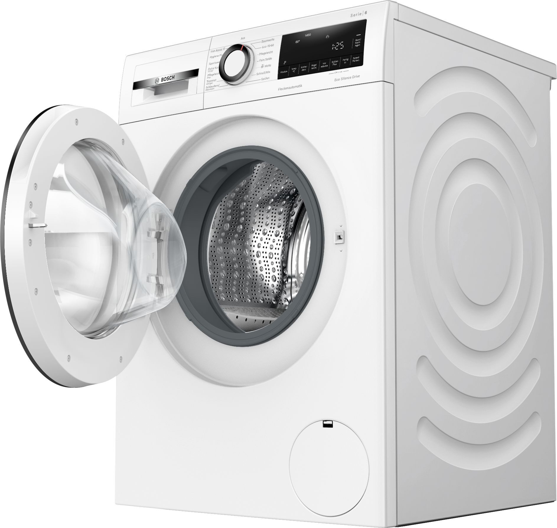 BOSCH Waschmaschine Serie 6 WGG244ZV0, 9 kg, 1400 U/min, Knitter-Programm Iron Assist, Speed Perfect, Nachlegefunktion