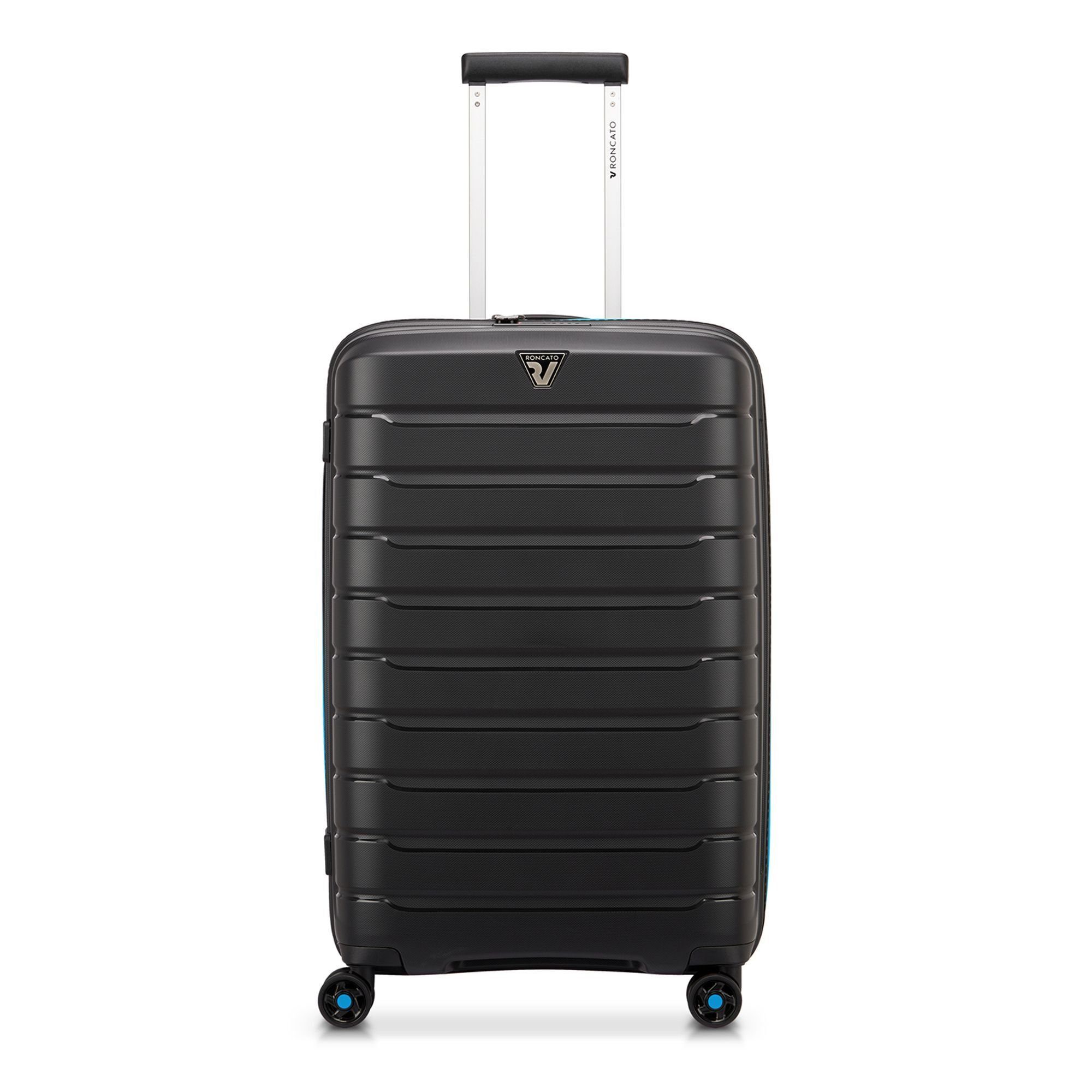 RONCATO Hartschalen-Trolley B-Flying Neon, 4 Rollen, Polypropylen