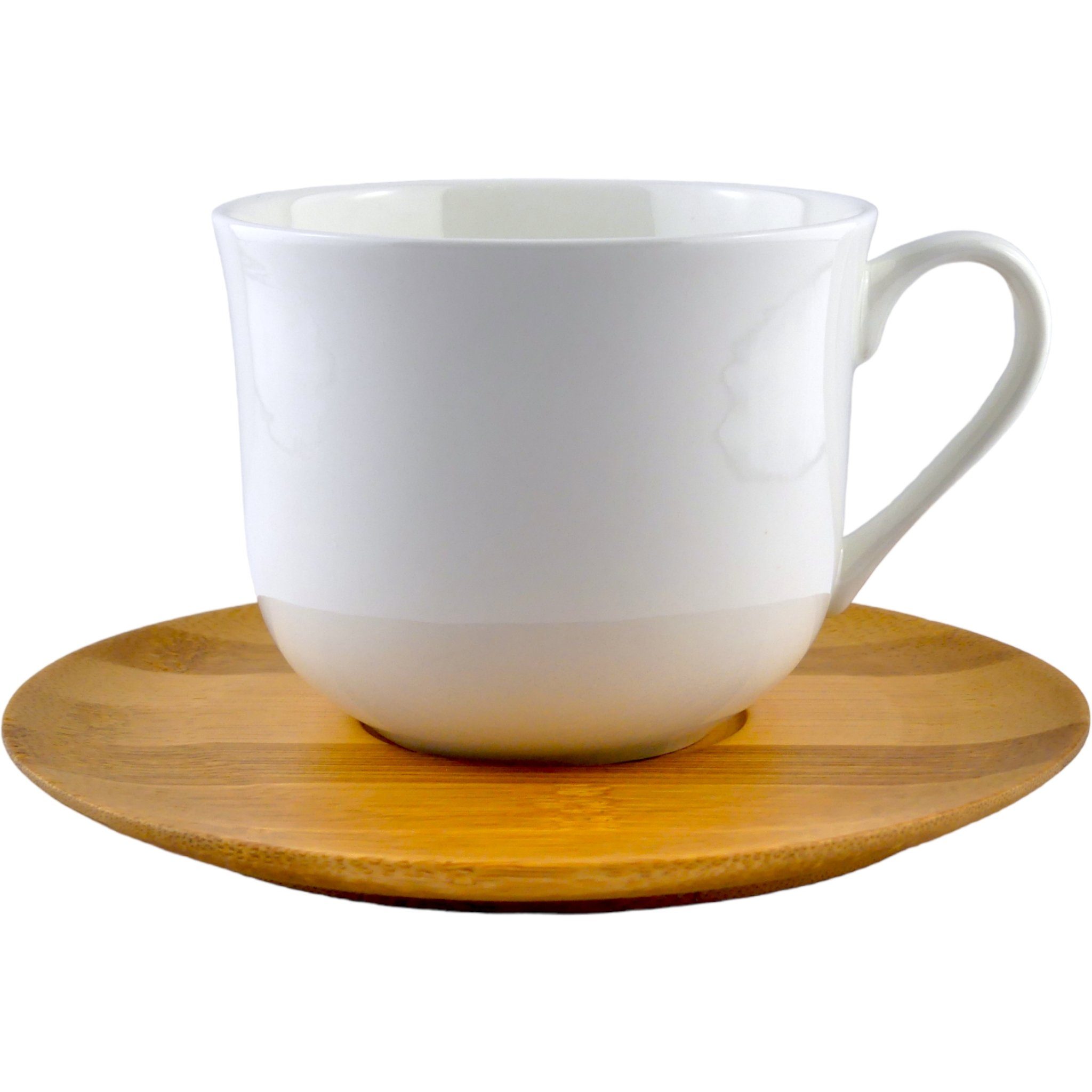 IHR Cappuccinotasse Cappuccino Tasse mit Untertasse 0,4l