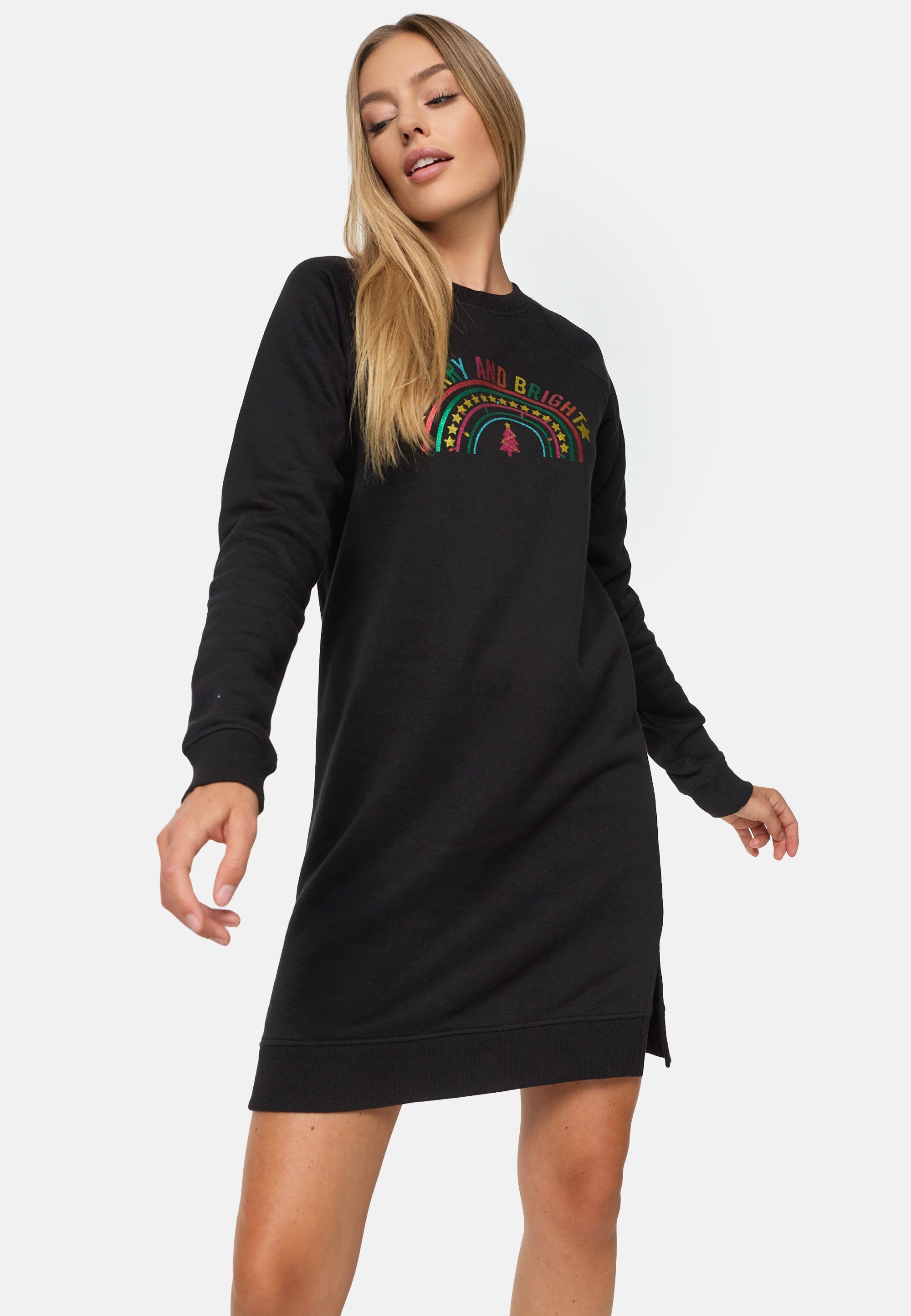 Threadbare Jerseykleid THB Feels Xmas Sweater Dress (1-tlg) im tollen Weihnachts-Design