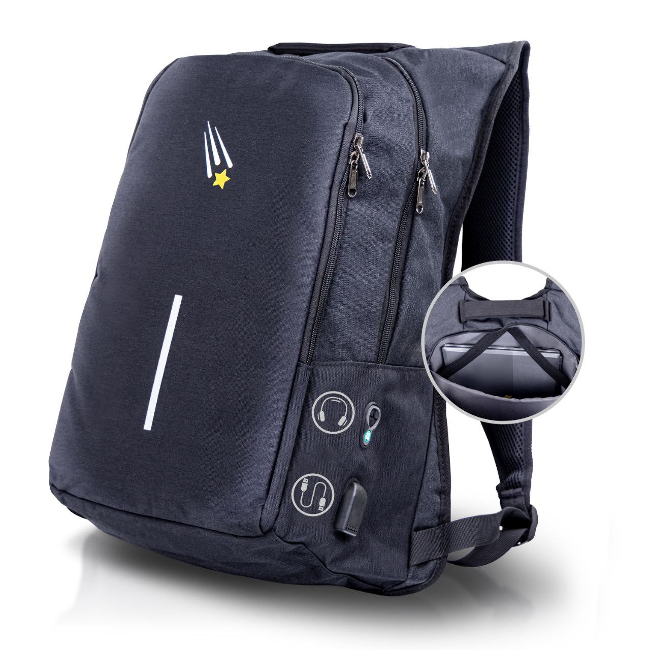 Goldstern-Tech Laptoptasche Urban-Pro, Rückentasche: ergonomisch, Schultasc günstig online kaufen