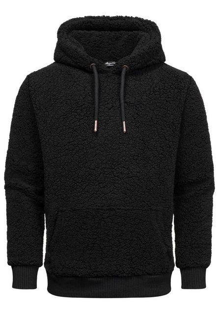 Amaci&Sons Kapuzenpullover CARNEY Kapuzenpullover Teddyfell Herren Teddy Sw günstig online kaufen