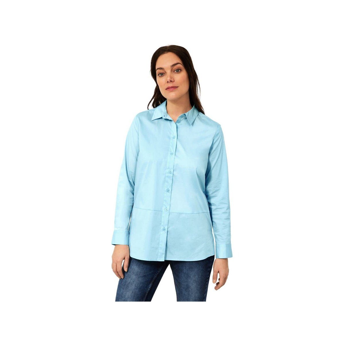 Langarmbluse Langarmbluse für Damen in blau