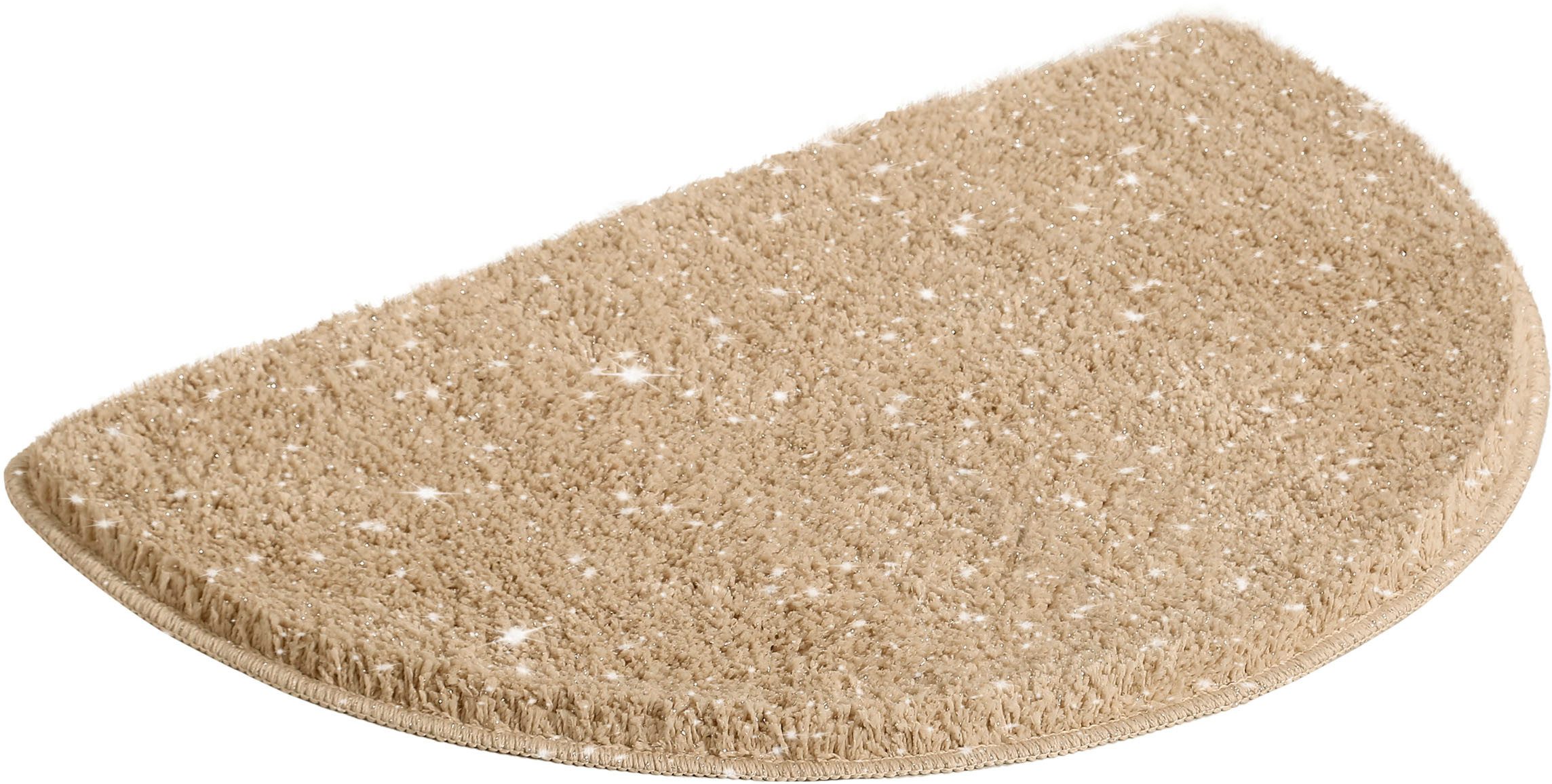 my home Badematte Glitzer, Badvorleger, Badezimmer Teppich, Höhe 30 mm, rut günstig online kaufen