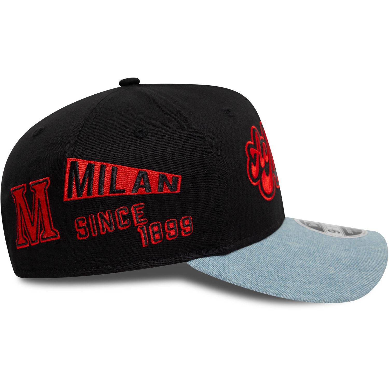 New Era Snapback Cap 9Fifty Stretch DENIM AC Mailand