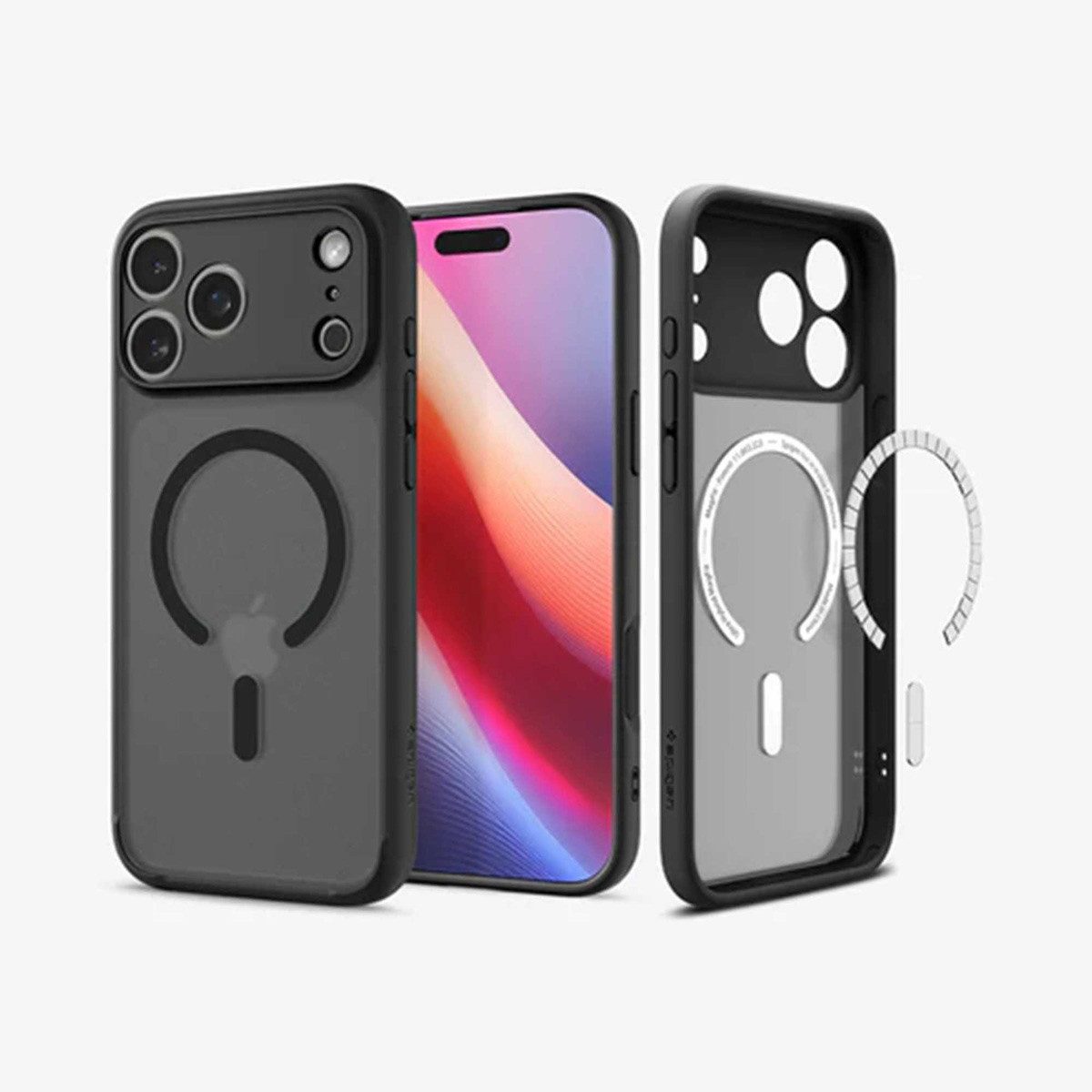 Spigen Backcover Spigen Ultra Hybrid Backcover MagSafe Apple iPhone 17 Pro - Frost Blac