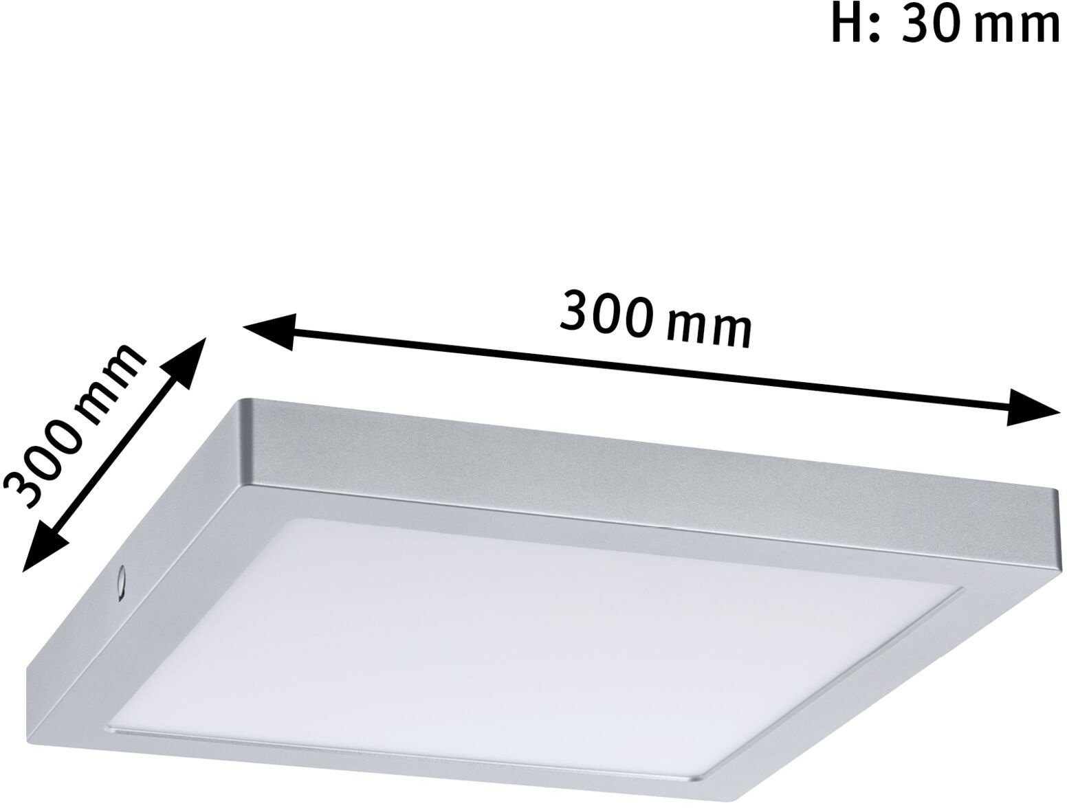 Paulmann Panel Neutralweiß Abia, fest LED LED integriert,