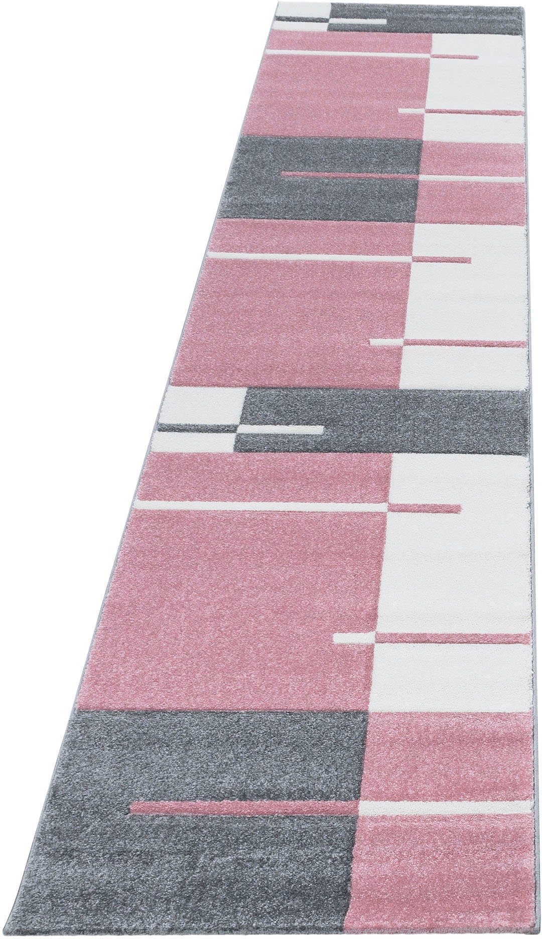 Läufer Hawaii 1310, Ayyildiz Teppiche, rechteckig, Höhe: 13 mm, handgearbeiteter Konturenschnitt, 80cm x 300cm (BxL)