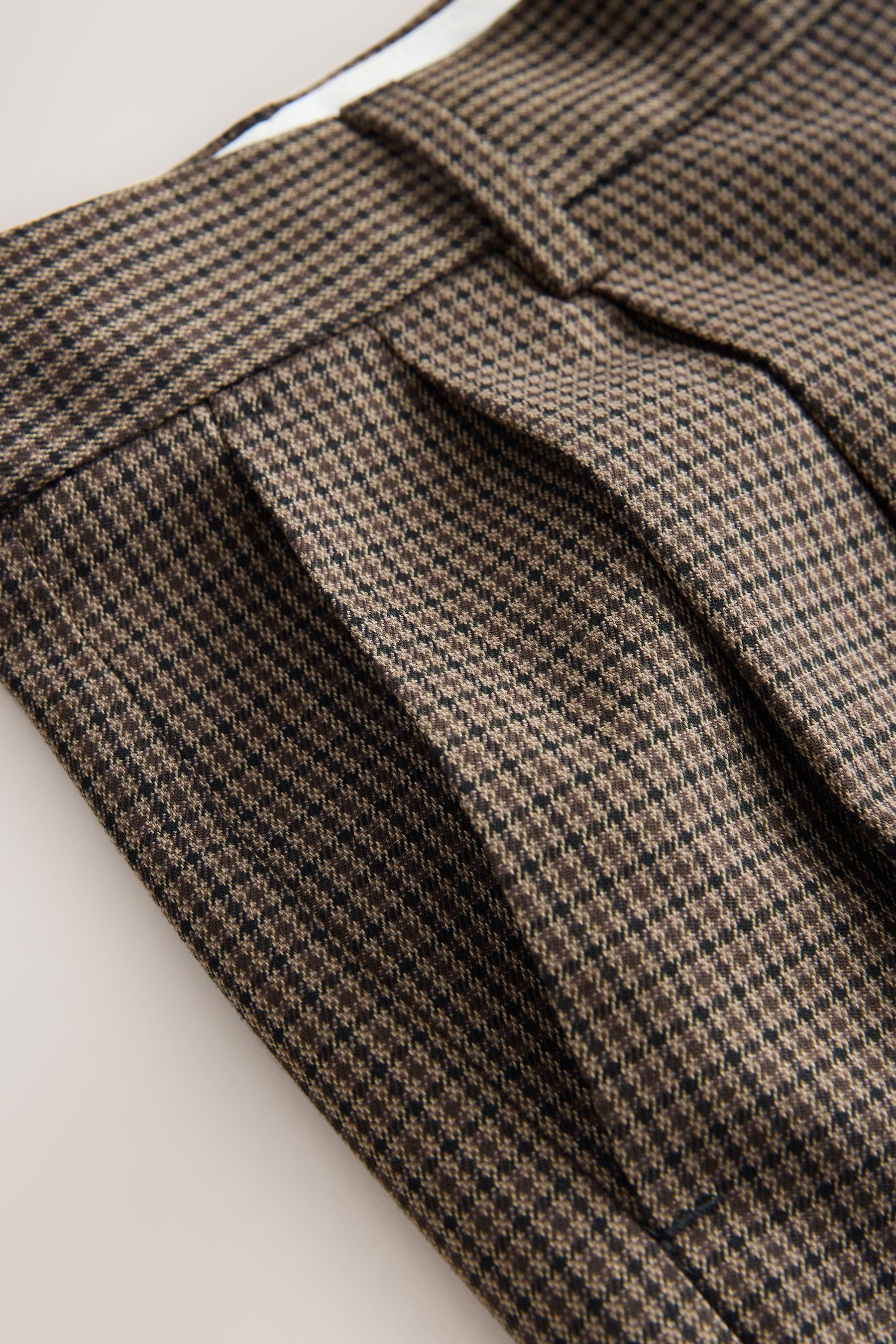 Next Anzughose Karierter Tailored Fit Hosenrock (1-tlg)